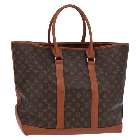 LOUIS VUITTON Monogram Sac Weekend GM Tote Bag M42420 LV Auth 142921 - Picture 1 of 16